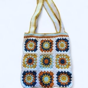 Handcrafted Multicolor Crochet Bag